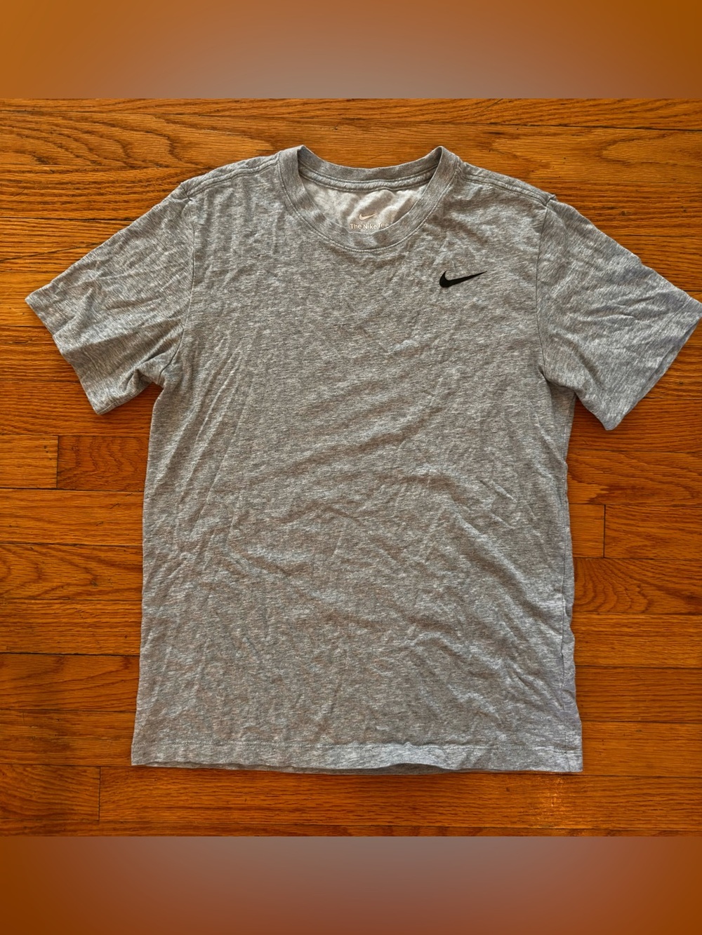 Nike Dri-FIT Heather Grey Swoosh Tee